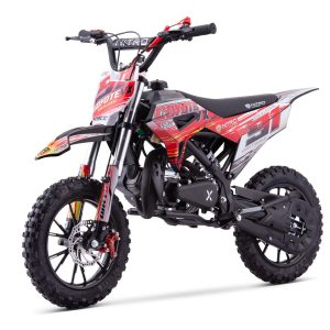 MILANO MOTOR 49cc mini Kinder Dirtbike Coyote VX Hydraulic UPSD fork E-Pullstart DLX 10″