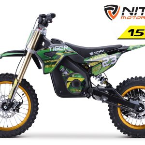 NITRO MILANO Moto de cross infantil 1500W 48V Litio Eco midi Tiger DLX 14″