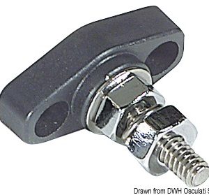 Uniones de postes de potencia para cables eléctricos.