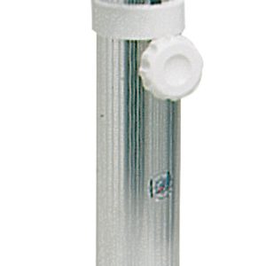 Pedestal giratorio de aluminio anodizado con soporte para asiento