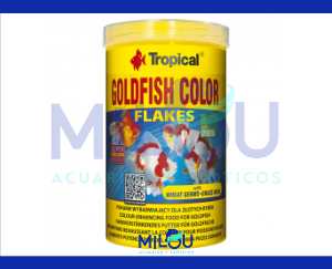 Goldfish color flakes
