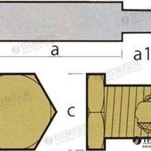 MF-TEN02043T – KIT ANODO CUMMINS C/TAPON