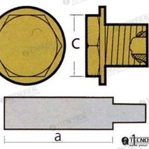 MF-TEN02100T – KIT ANODO NANNI MERCEDES C/TAPON ZINC
