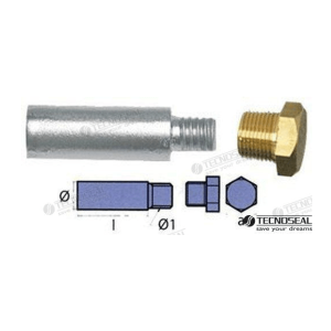 MF-TEN01316T – ANODO MOTOR YANMAR COMPLETO L 32MM
