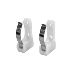 Conjunto Soporte Inox 316 para Bichero 25-35 mm Kit 2 Piezas