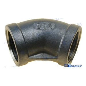 Codo  45º H-H  Inox 1-1/4